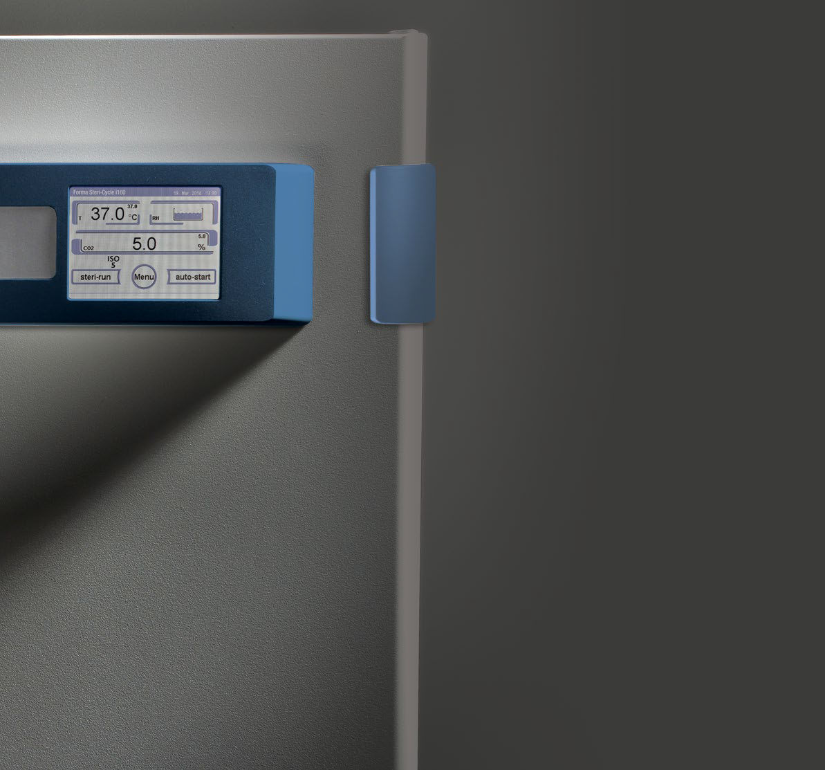 Forma Steri-Cycle display panel — 37°C and CO2 readout